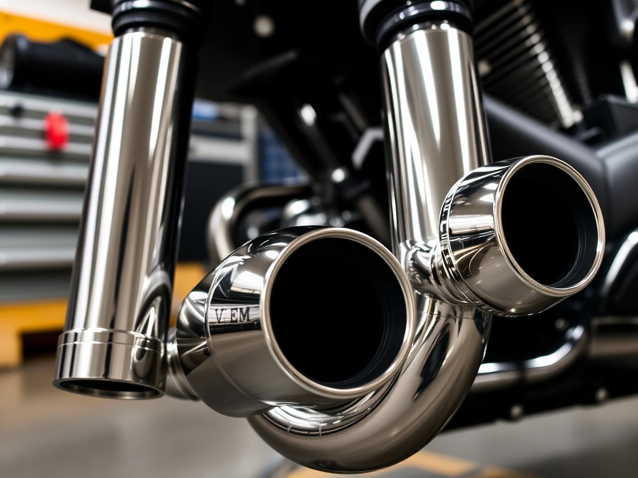Vance & Hines Short Shots — Chrome